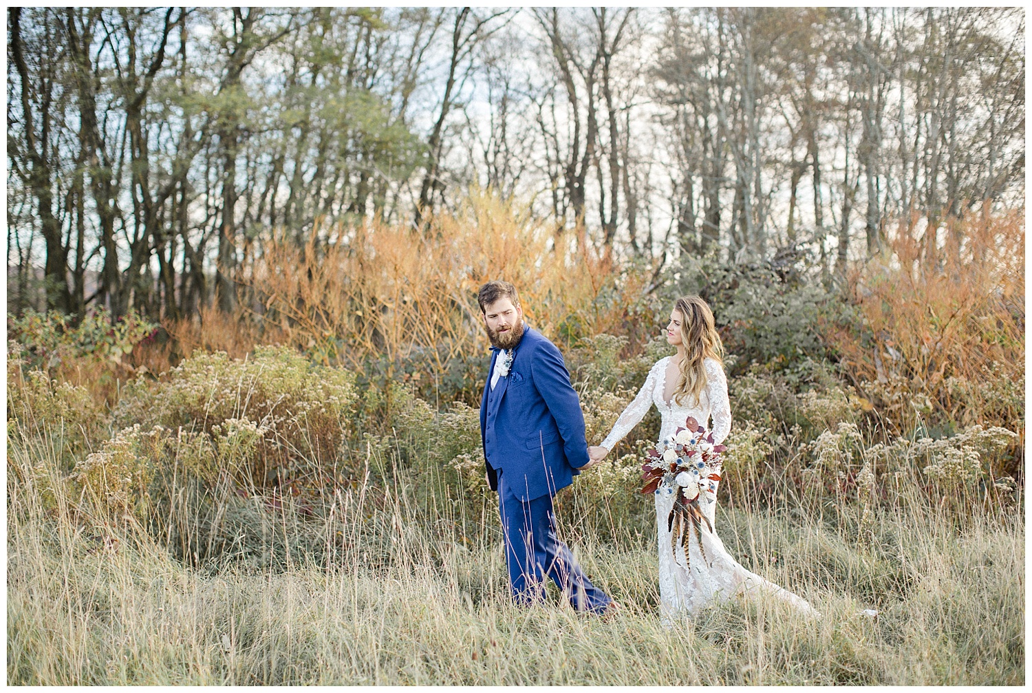 Fall Farm Wedding | The Farm at Cottrell Lake Wedding | Clifford, PA | www.redoakweddings.com