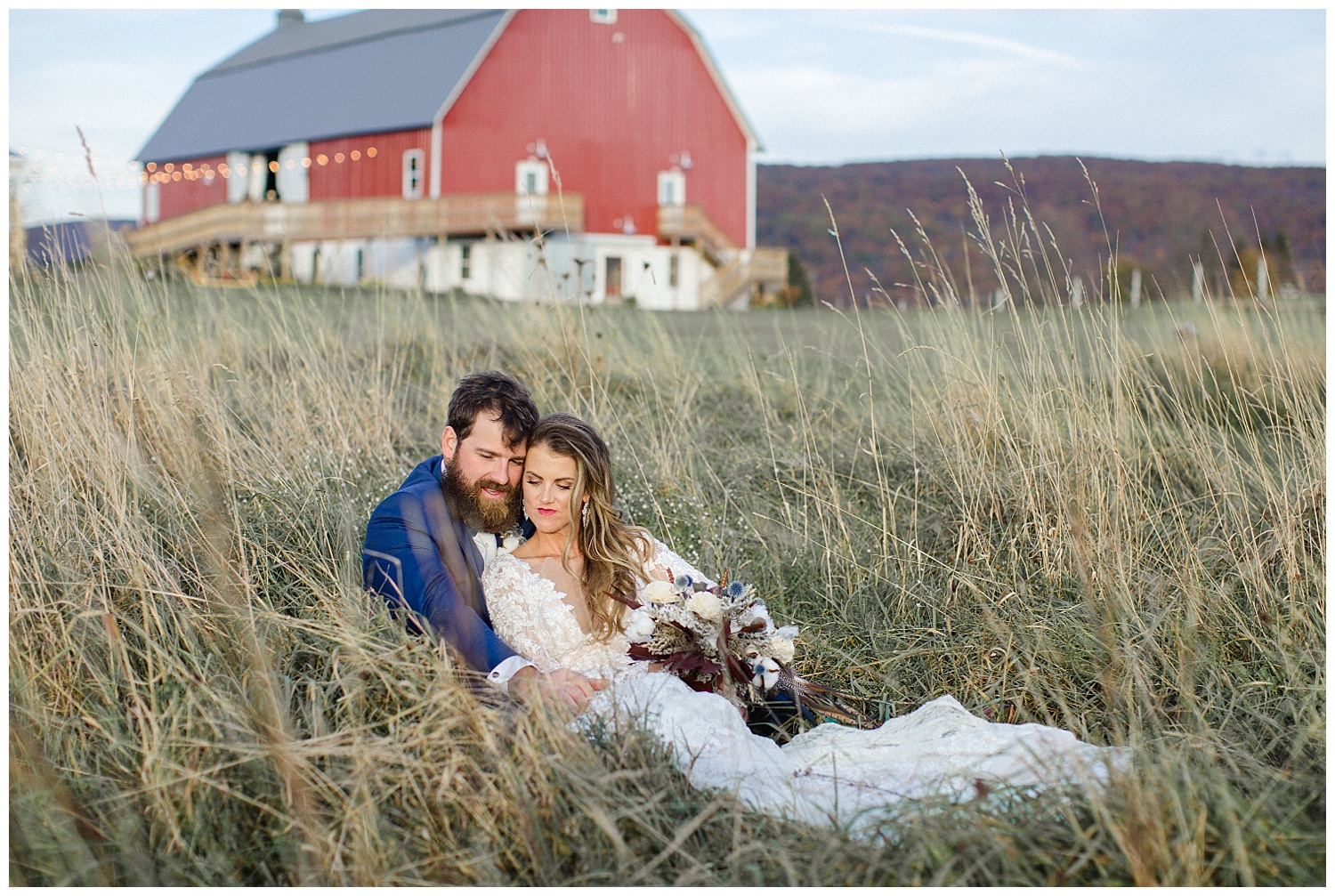 Fall Farm Wedding | The Farm at Cottrell Lake Wedding | Clifford, PA | www.redoakweddings.com