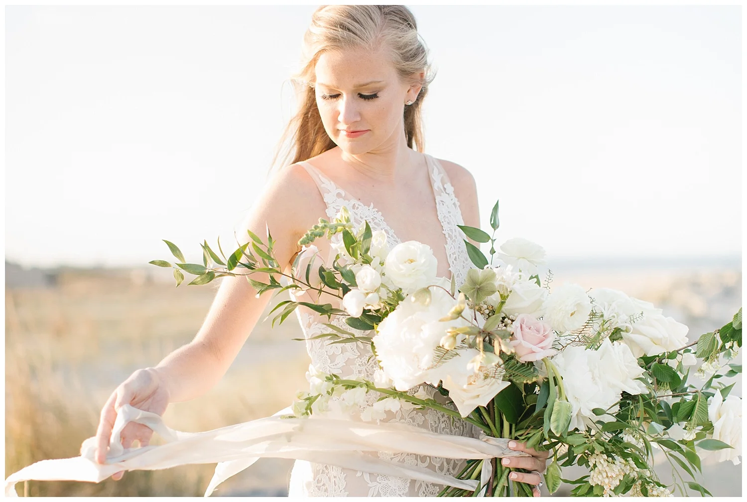 Lush Green Jersey Shore Wedding Inspiration | Sandy Hook, NJ | www.redoakweddings.com