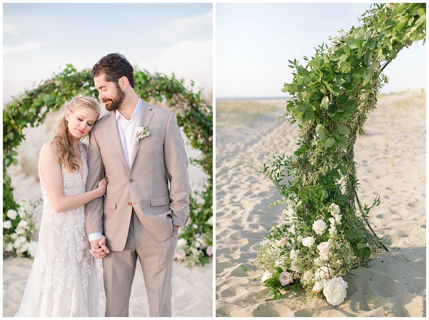Lush Green Jersey Shore Wedding Inspiration | Sandy Hook, NJ | www.redoakweddings.com