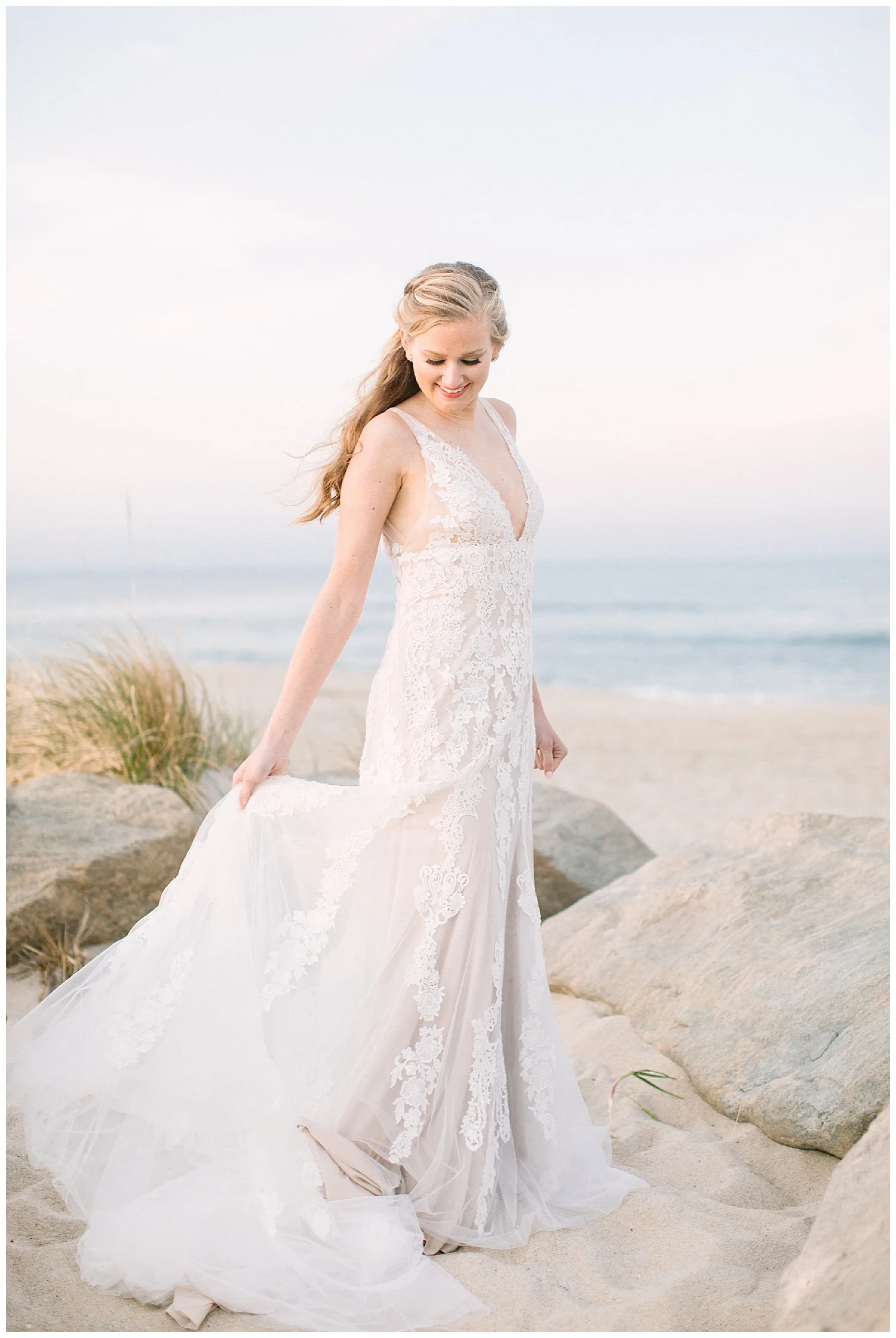 Lush Green Jersey Shore Wedding Inspiration | Sandy Hook, NJ | www.redoakweddings.com
