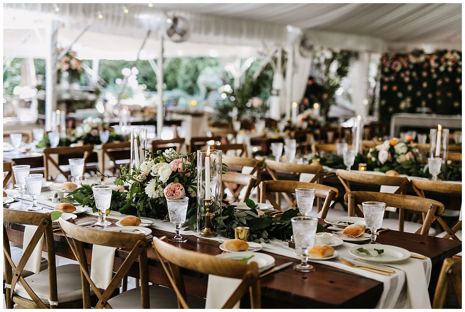 Romantic Garden Wedding | Crossed Keys Estate Wedding | Andover, NJ | www.redoakweddings.com