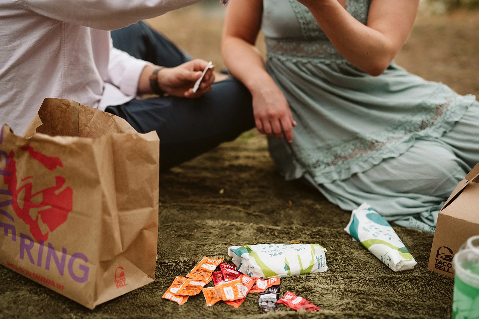 Taco Bell engagement session.