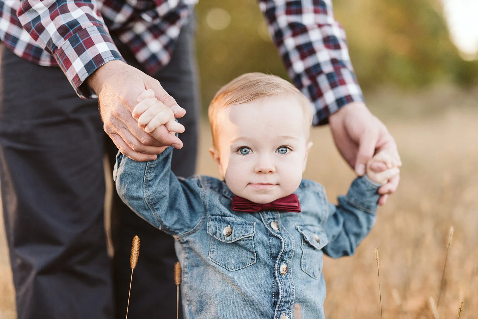 Blue eyed boy during a family session in Lancaster.