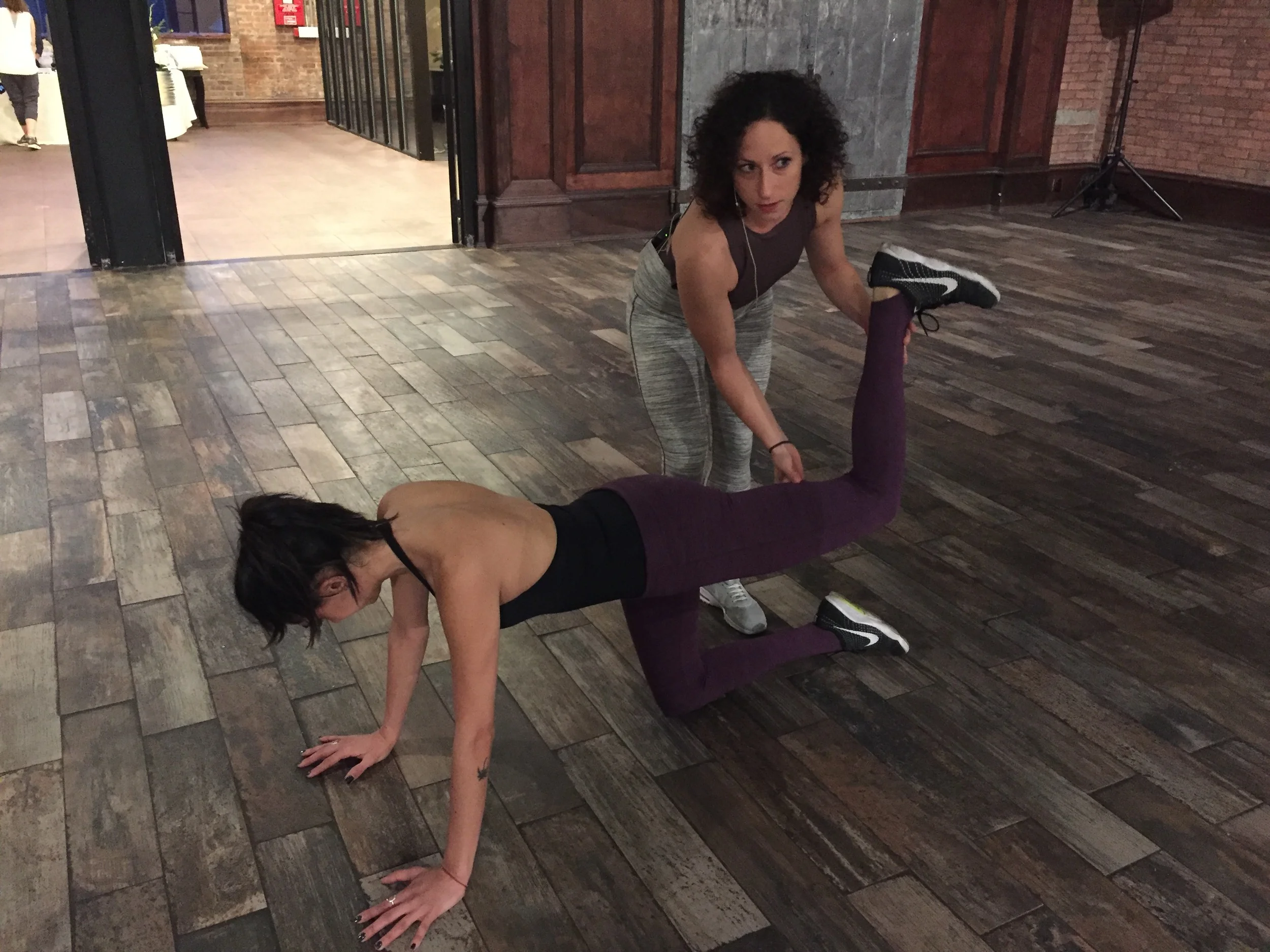 Free Boxing Inspired Sculpt Class courtesy of Free People + Modelfit