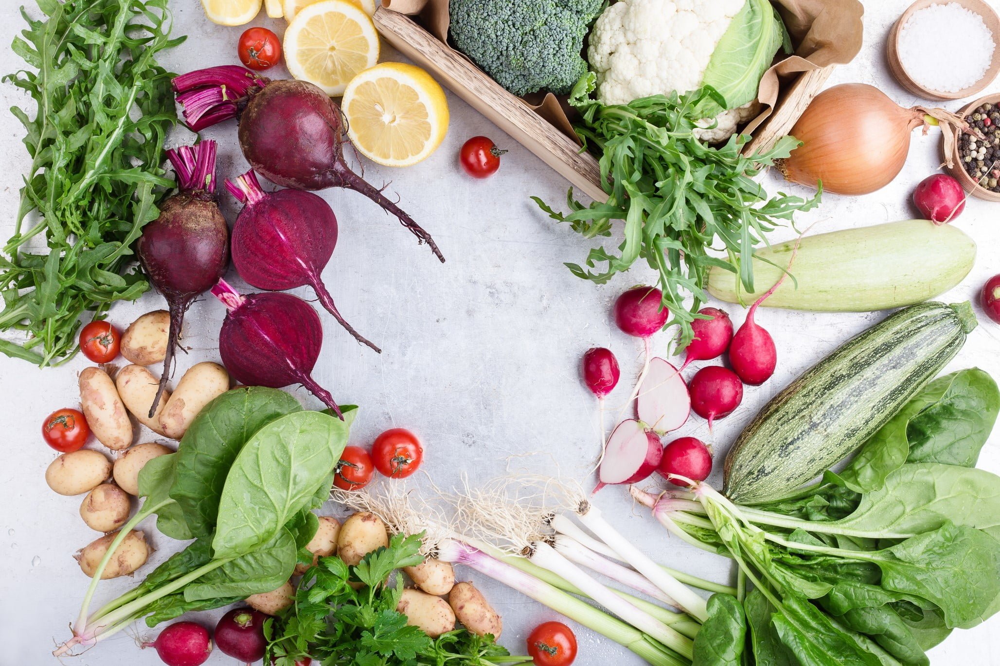 In Season Fruits + Veggies for Spring by Rosie