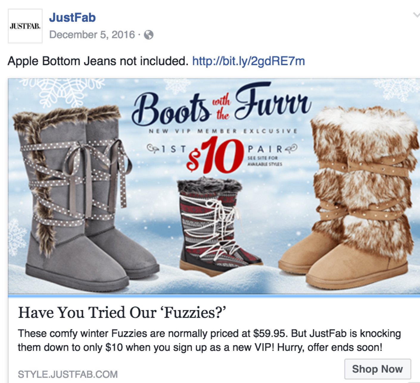 justfab boots with fur