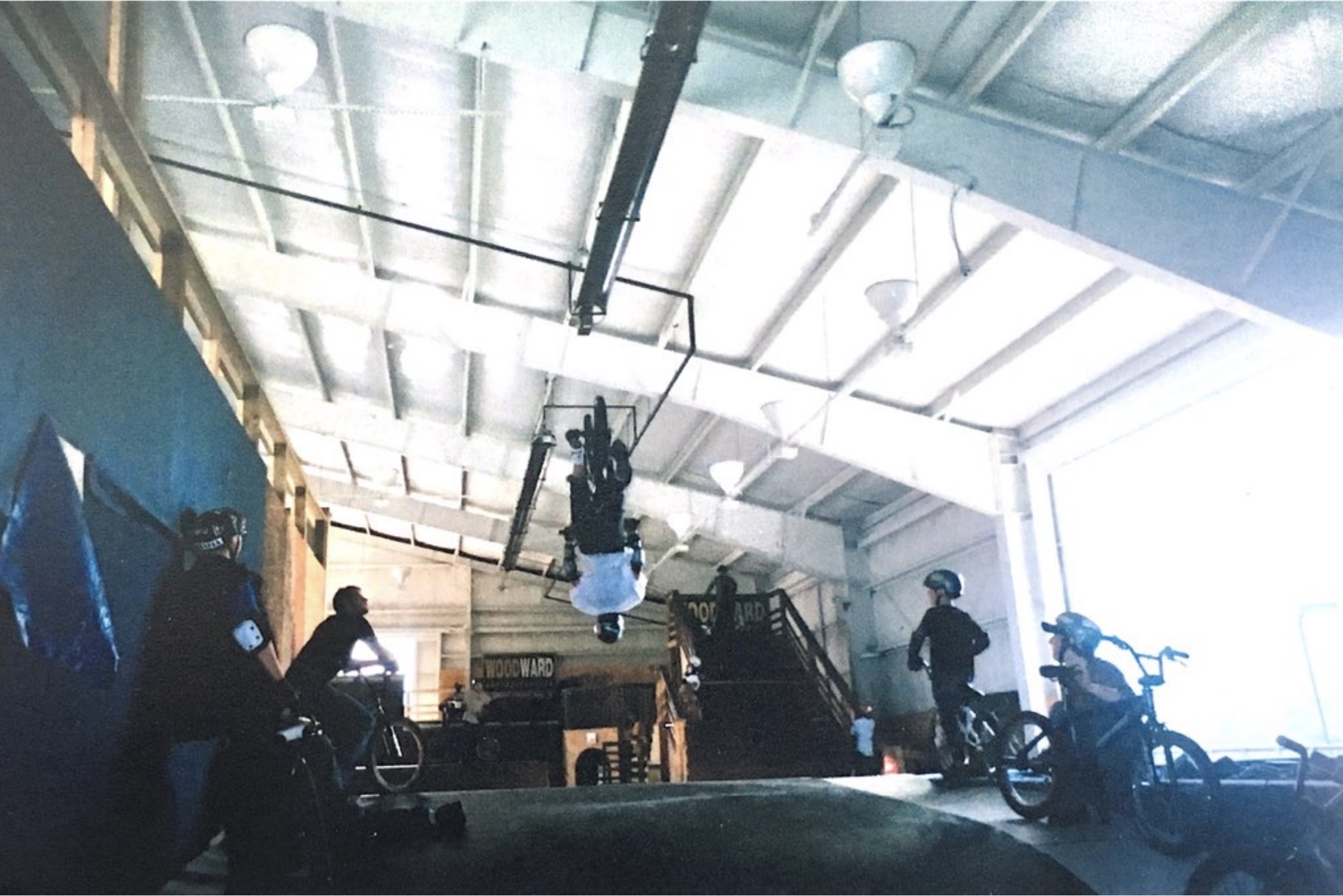 Camp Woodward 2003 - One of my first back flips.