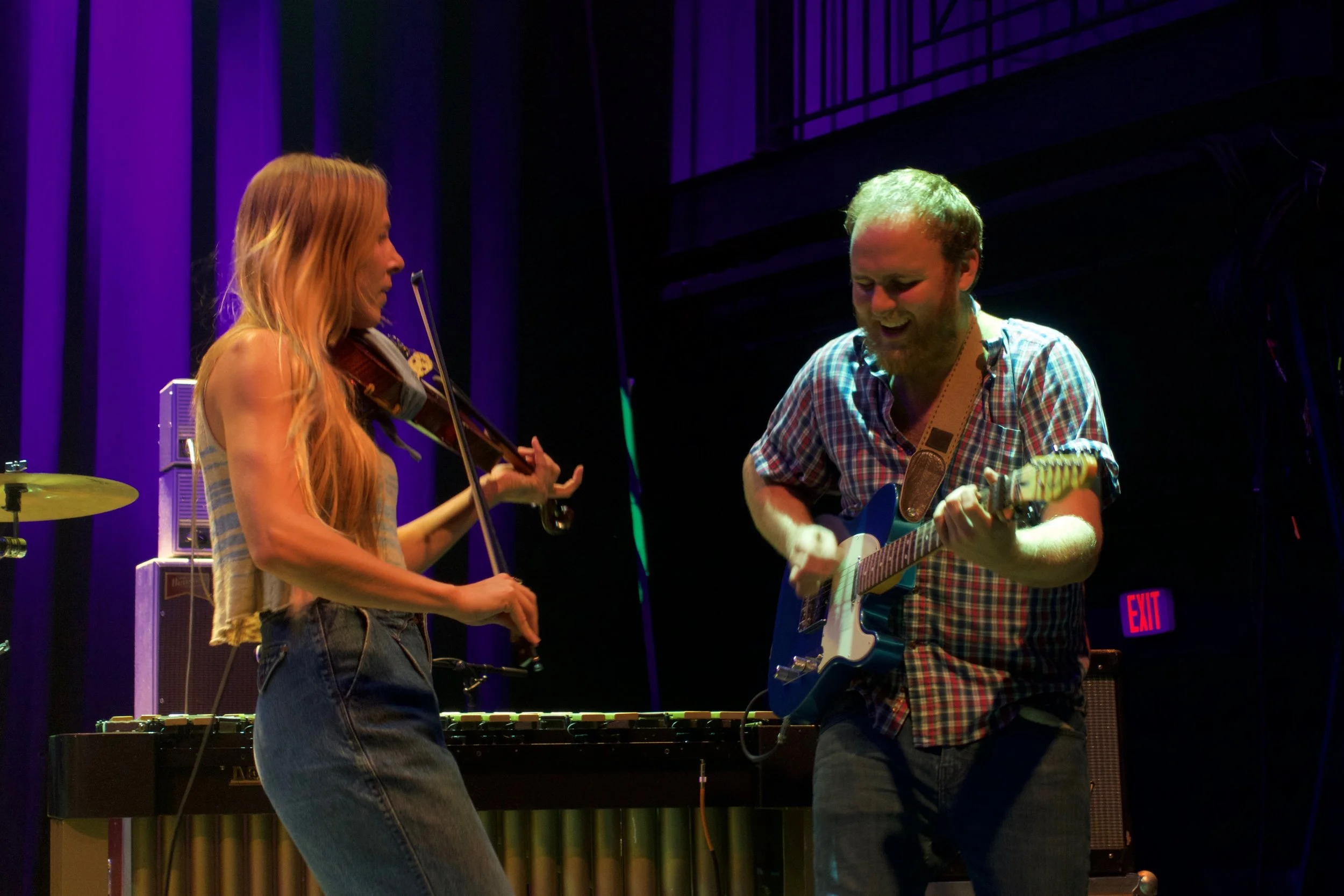 Luke Ydstie of Blind Pilot and Halli Anderson of River Whyless