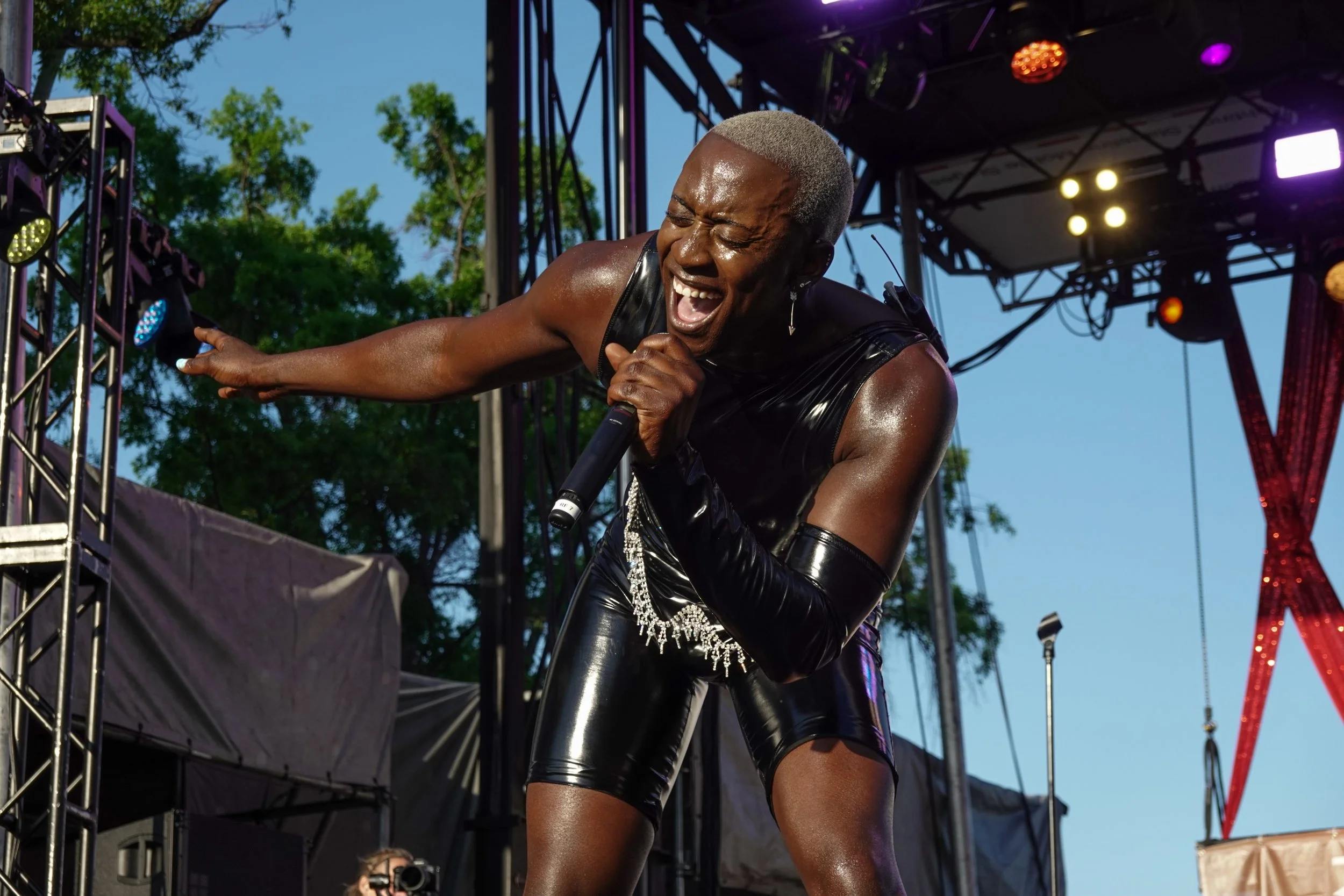  Vincint performing at the 2022 Capital Pride Concert in Washington, DC 