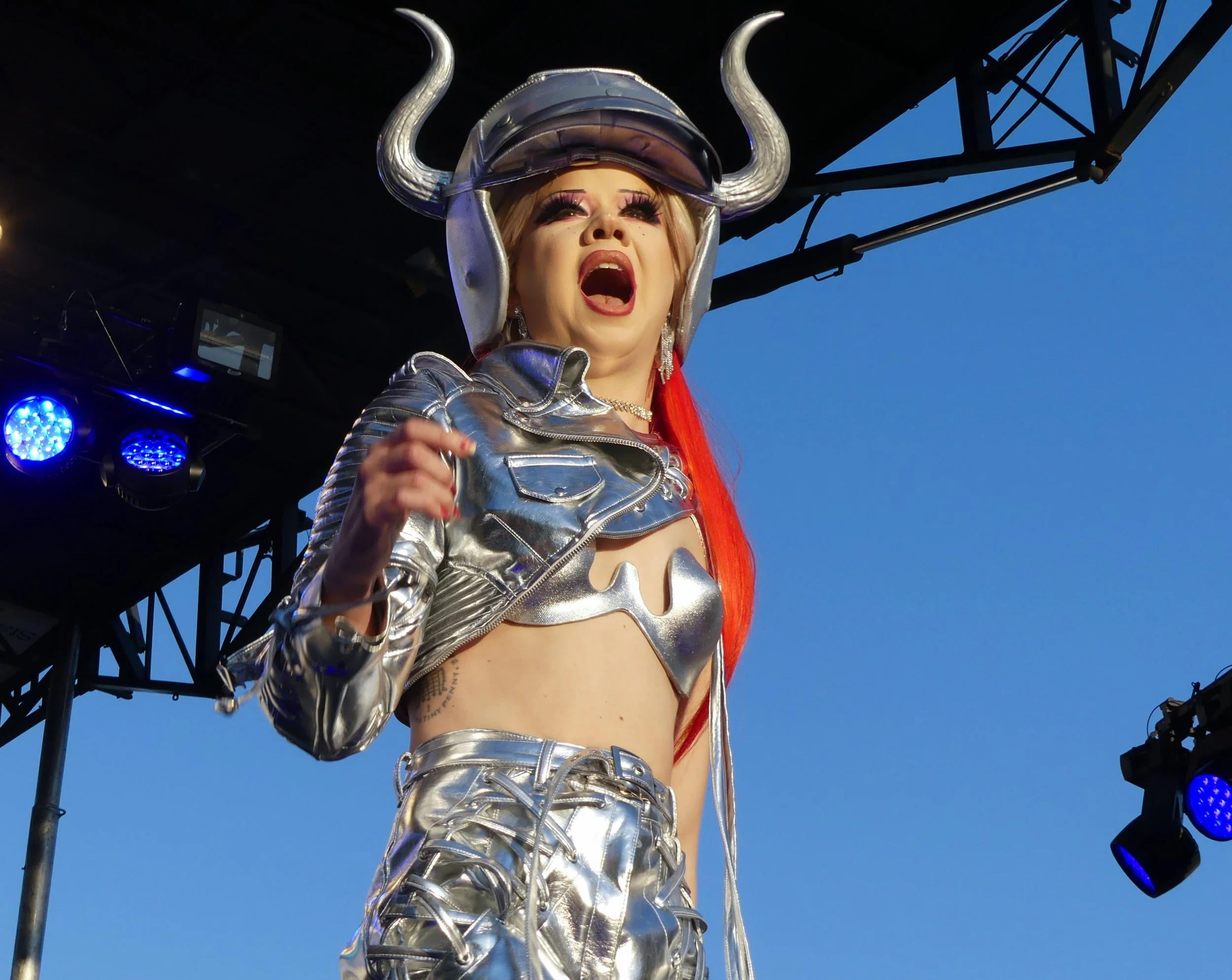  2022's winner of Rupaul’s Drag Race, Willow Pill performing at the 2022 Capital Pride Concert in Washington, DC 