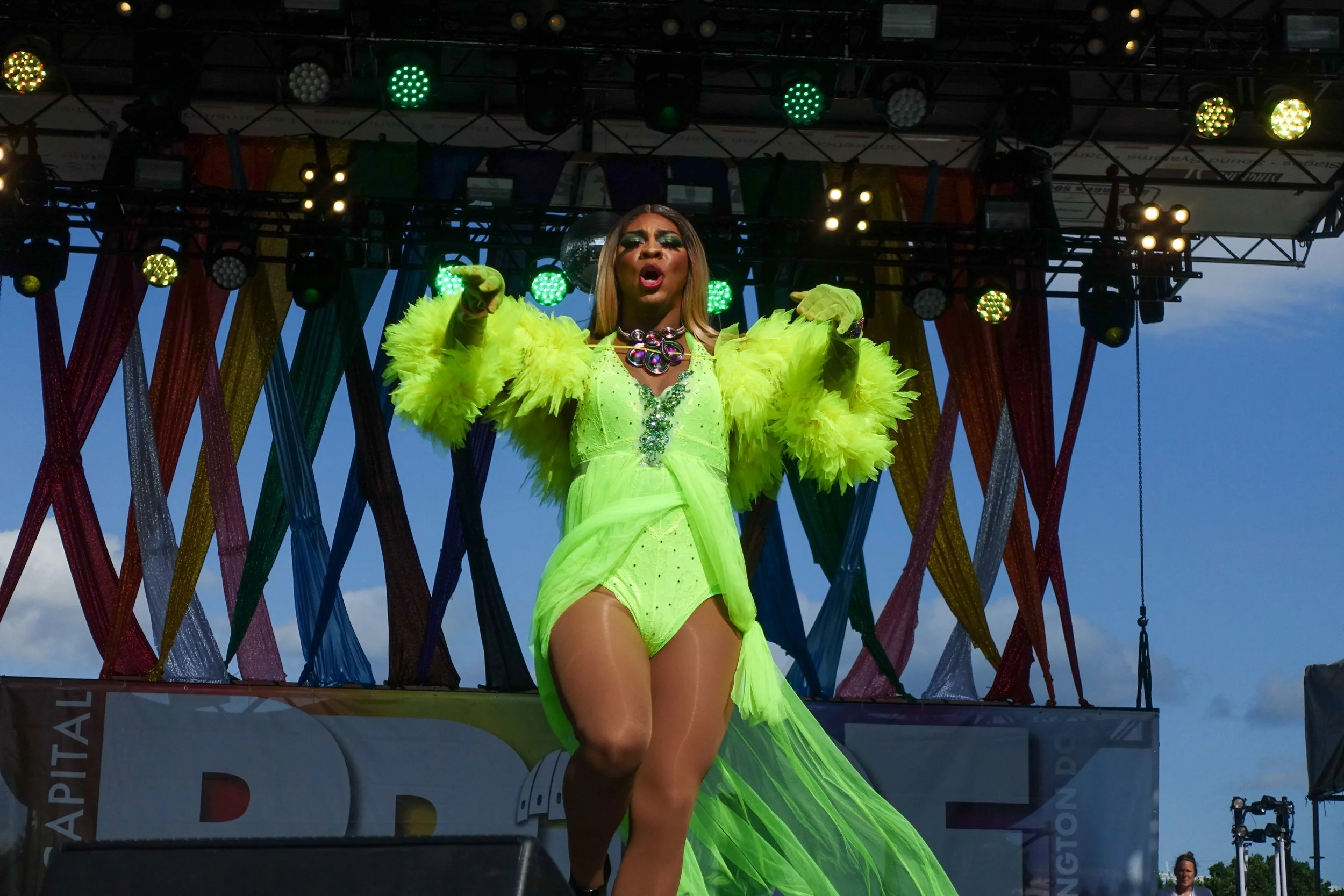  @kcbyonce performing at the 2022 Capital Pride Concert in Washington, DC 
