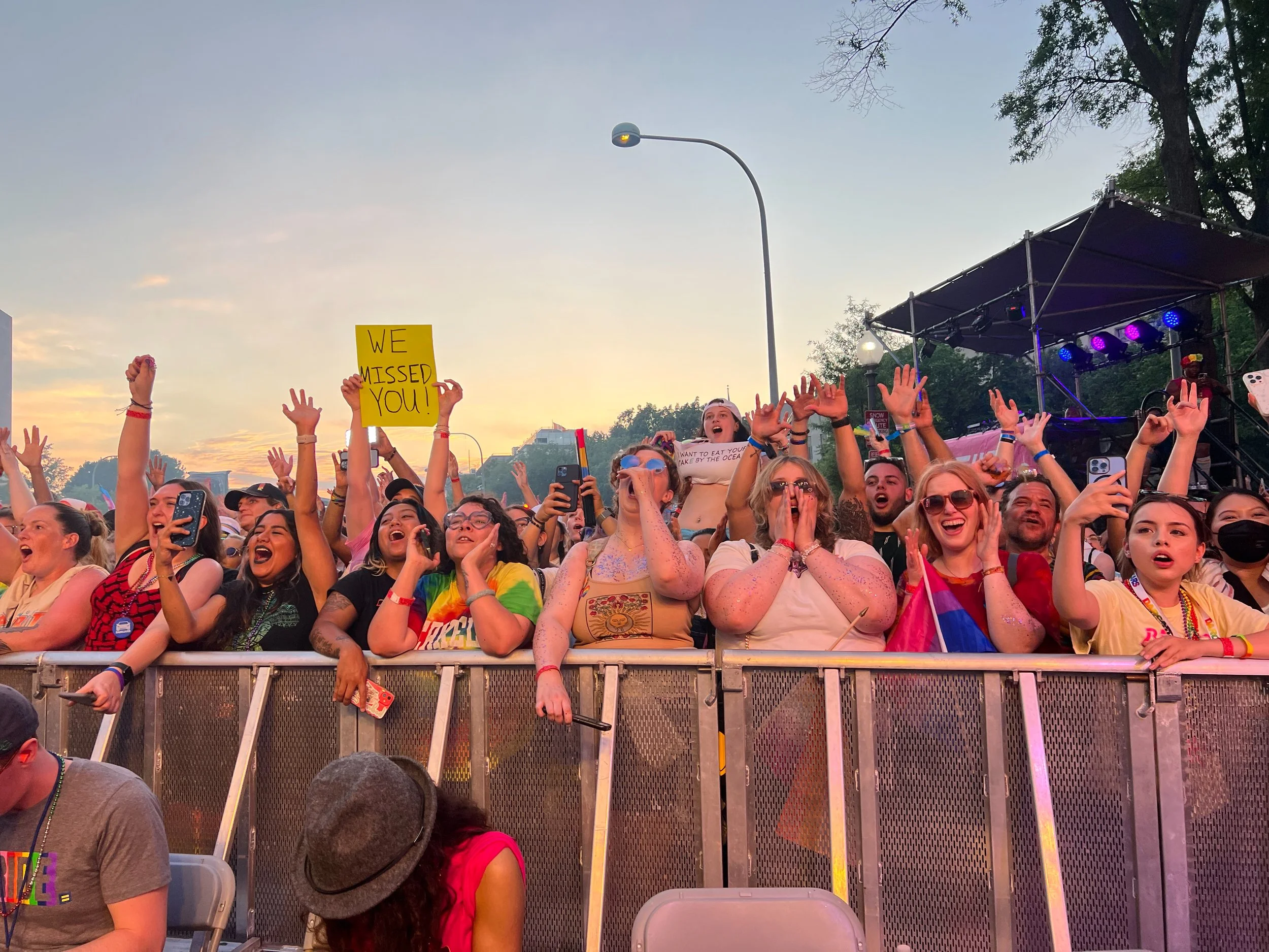  Crowd shot of the 2022 Capital Pride Concert in Washington, DC 