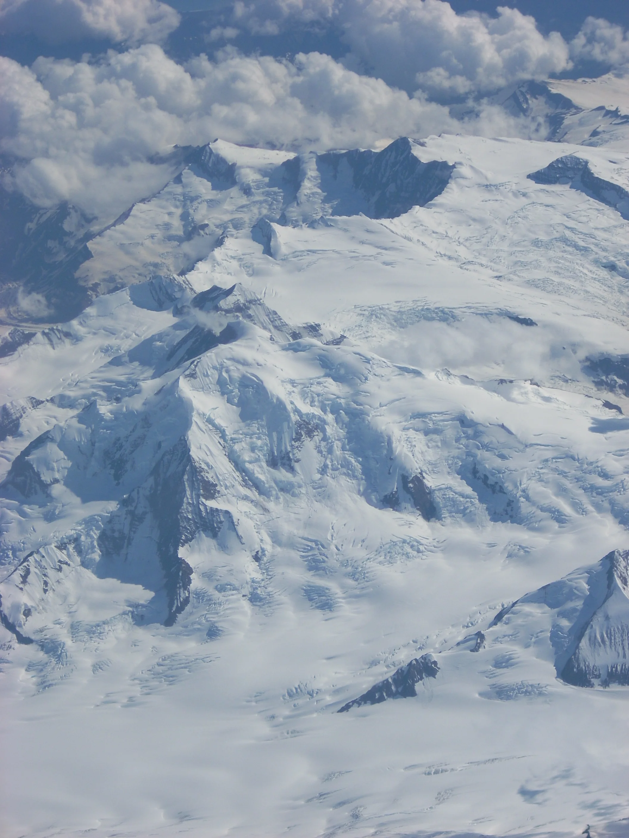  On the flight to Alaska 