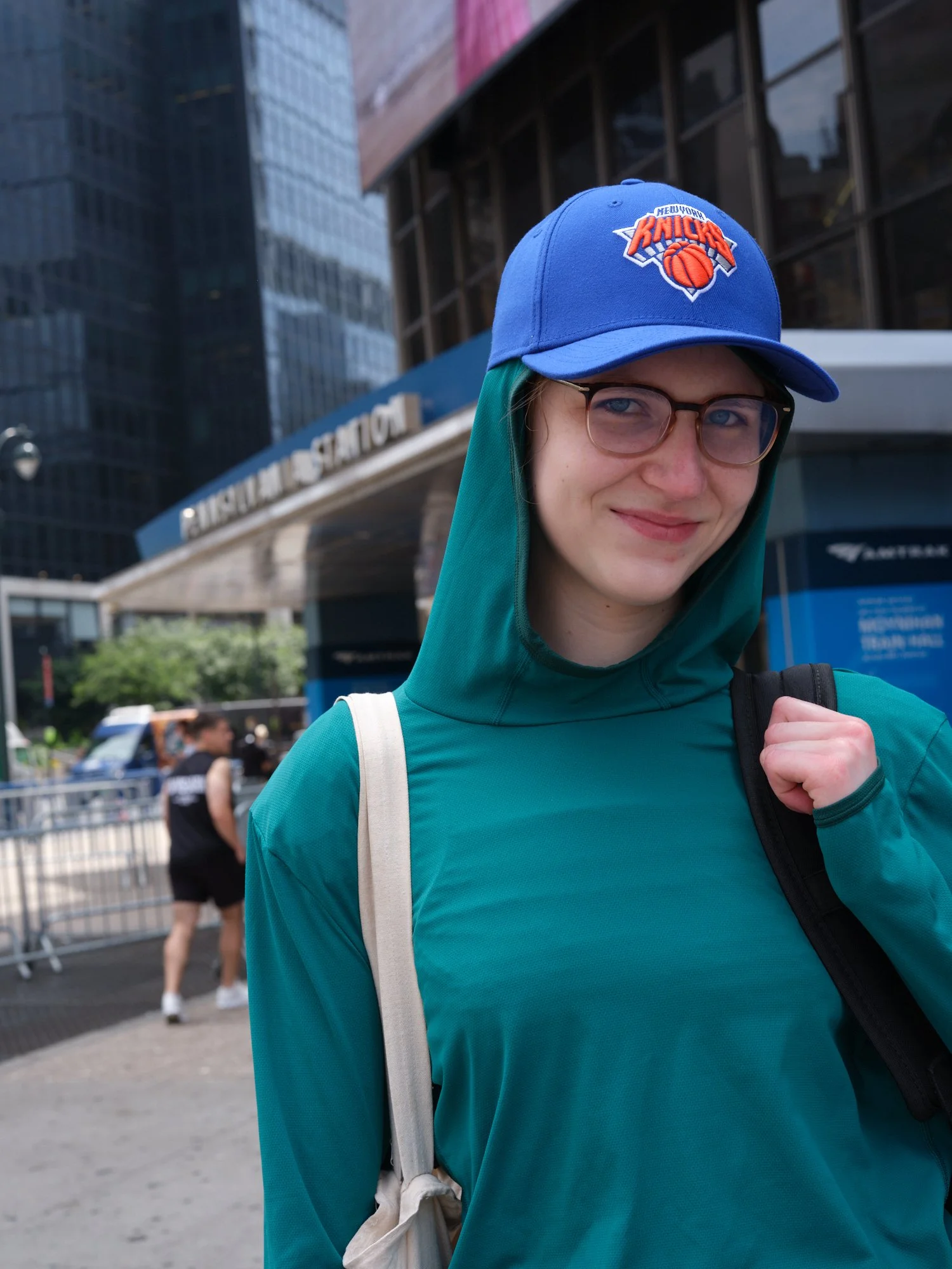 Why did the Knicks win last night:? "I think the Spurs choked a little at the end of the game."