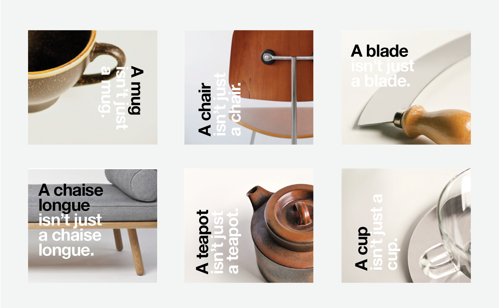 Unbranded web teasers linked to site.