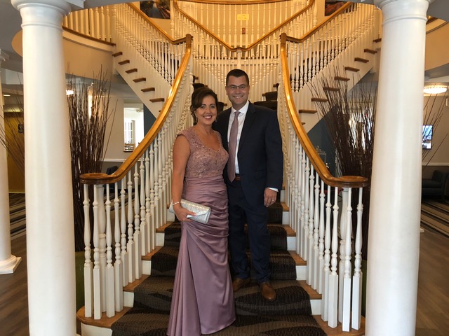 We had my son’s wedding this past weekend and I wanted to share some photos with you. Everyone commented on how beautiful my gown was, thank you so much for all you did to make sure every detail of my gown was taken care of.