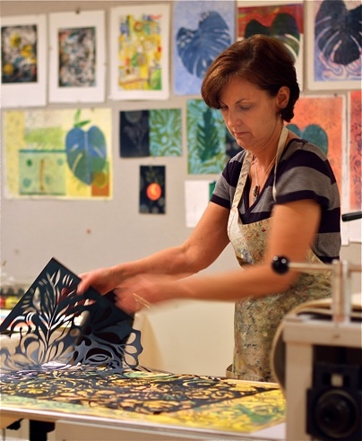 At the Etching Press