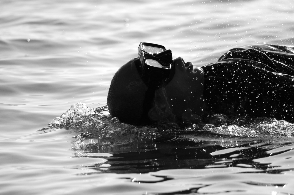 Sailors engaged in Special Warfare Boat Operator (SWCC) training in San Diego.