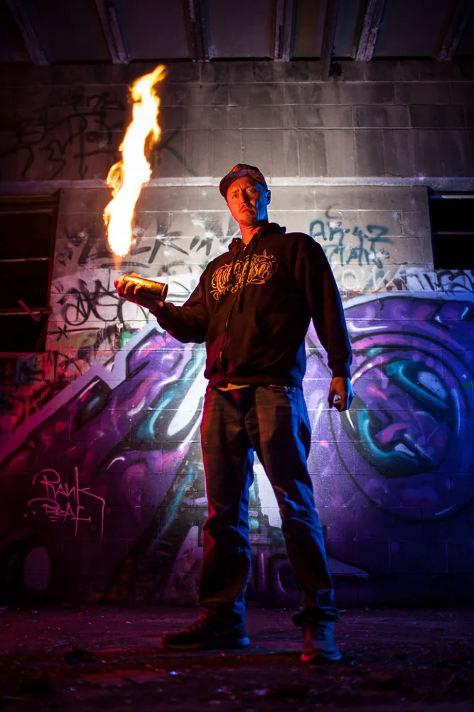  Jon Lake, a vetern of LA’s graffiti culture. 