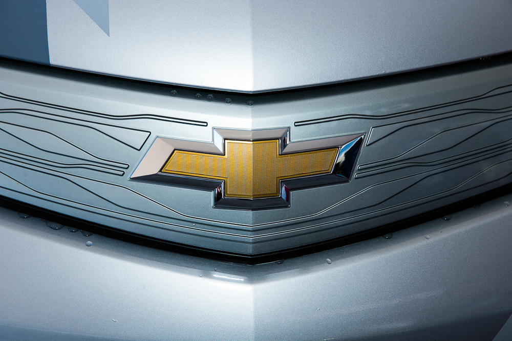 The all-electric Chevrolet Bolt, unveiled at CES 2016.