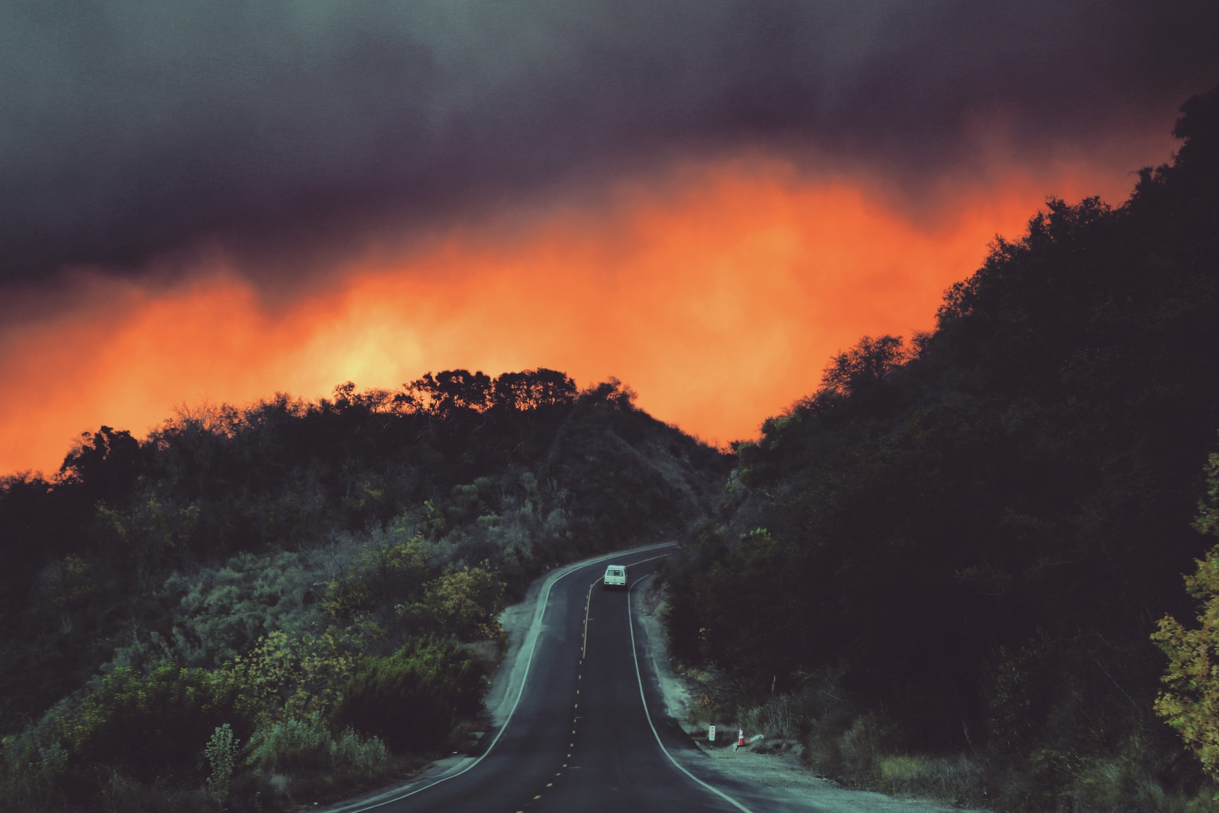 Thomas Fire, Ojai California, December 2017