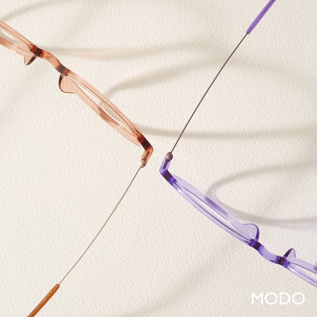 What happens when you take memory plastic, titanium temples, an innovative screwless design and put them together in this seasons most coveted colors?

You get the one of a kind pair of glasses. MODO's R 1000 frames are super lightweight, flexible an