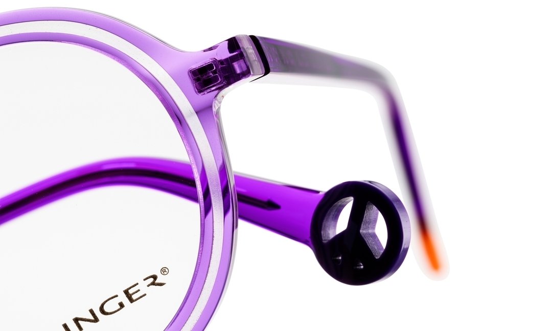 Seeking a little bit more peace in your day to day? 

How about manifesting it through your eyewear. 
NEW to the shop is the Bellinger &quot;Peace&quot; glasses.

A classic round shape with a keyhole bridge, in a petite frame size. The crystal acetat