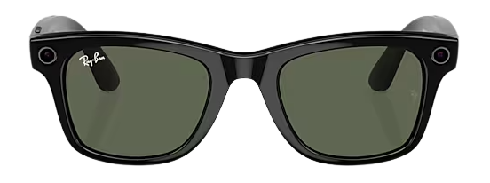 ★まつ★ Ray-Ban Stories Wayfarer Rayban Stories Wayfarer Sunglass — Roberts & Brown Opticians