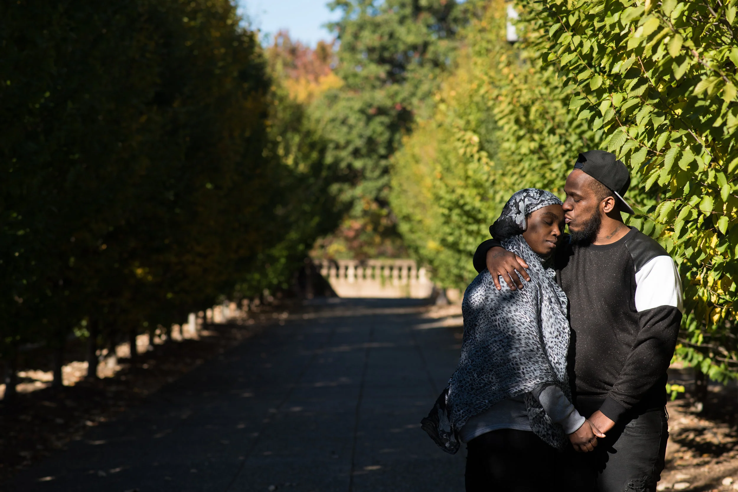 Adrienne & Roscoe - Meridian Hill Park Couples Session - Best Washington DC Photographer