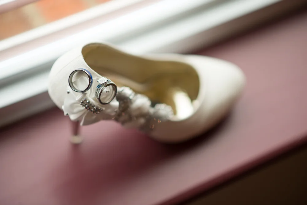 RING SHOT, WEDDING SHOES BEST PHOTOGRAPHER IN DC AREA