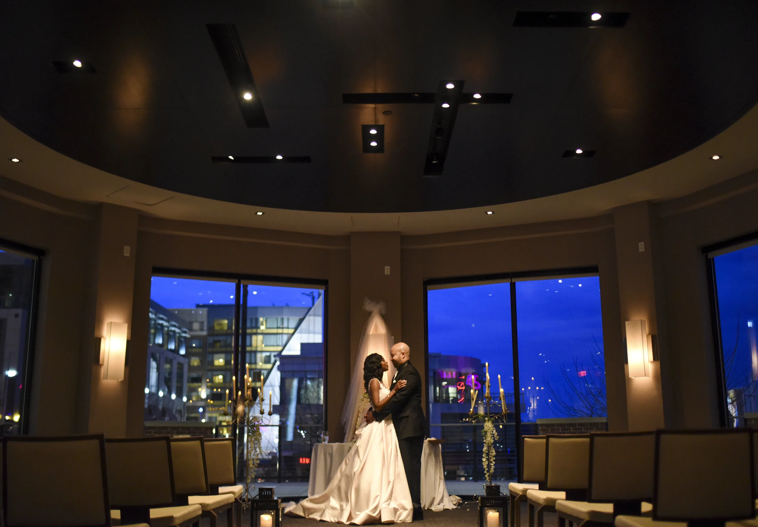 Jehari + Desmond - Beautiful Wedding At The Sunset Room - National Harbor