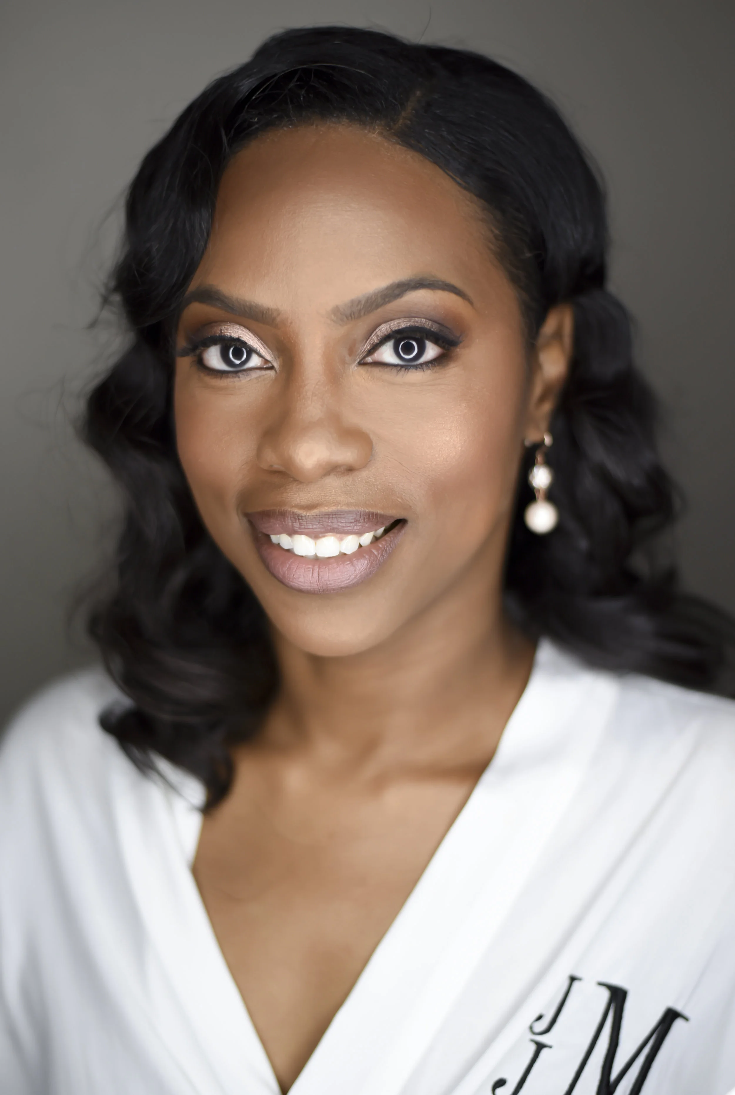 Wedding Day Bride National Harbor Sunset Room Makeup