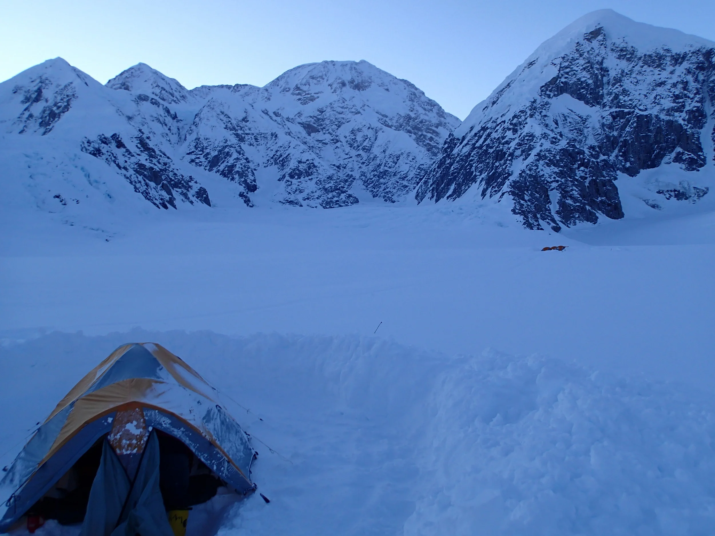 Camp 1 after the snowstorm