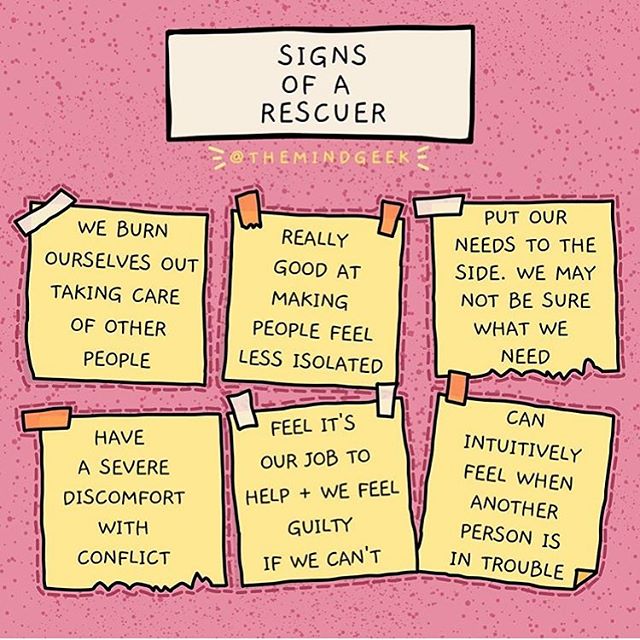 For almost a decade, I&rsquo;ve been a rescuer. I&rsquo;ve always tried to &ldquo;heal&rdquo; or &ldquo;support&rdquo; other people because deep down inside I always resented never being rescued as a child

However, this mindset is incredibly toxic. 