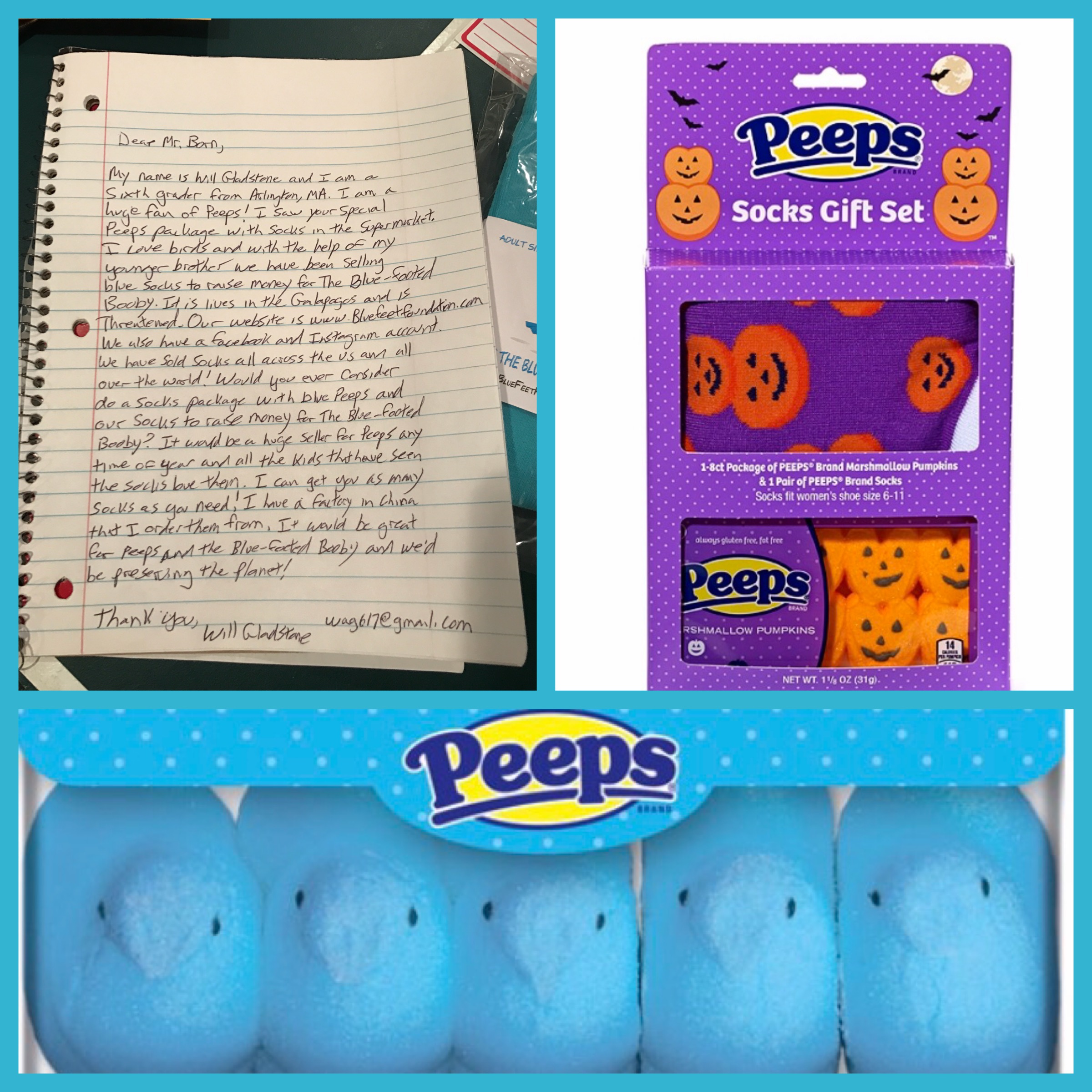 We tried to get Peeps to do a promotion with us