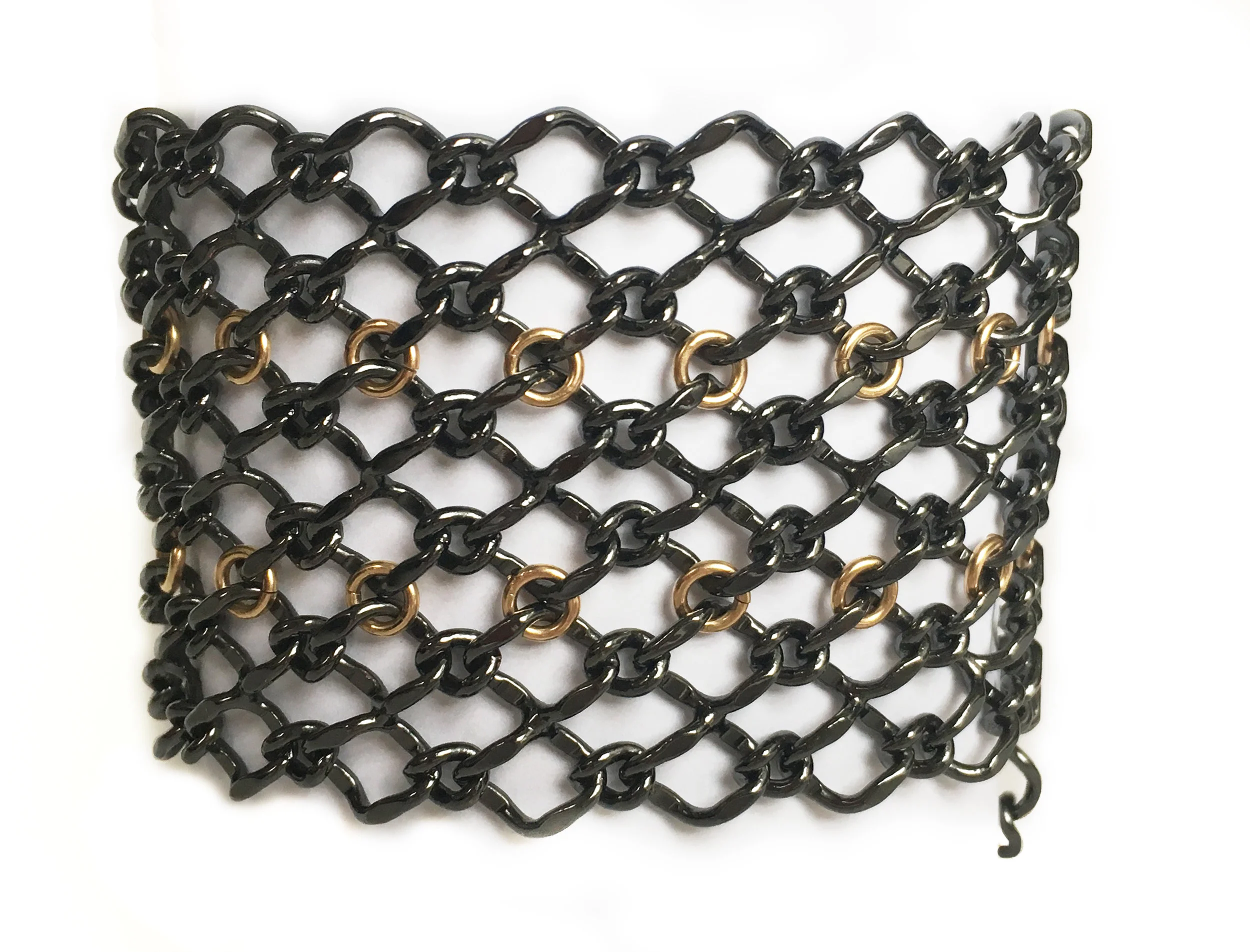 Gunmetal Fishnet bracelet