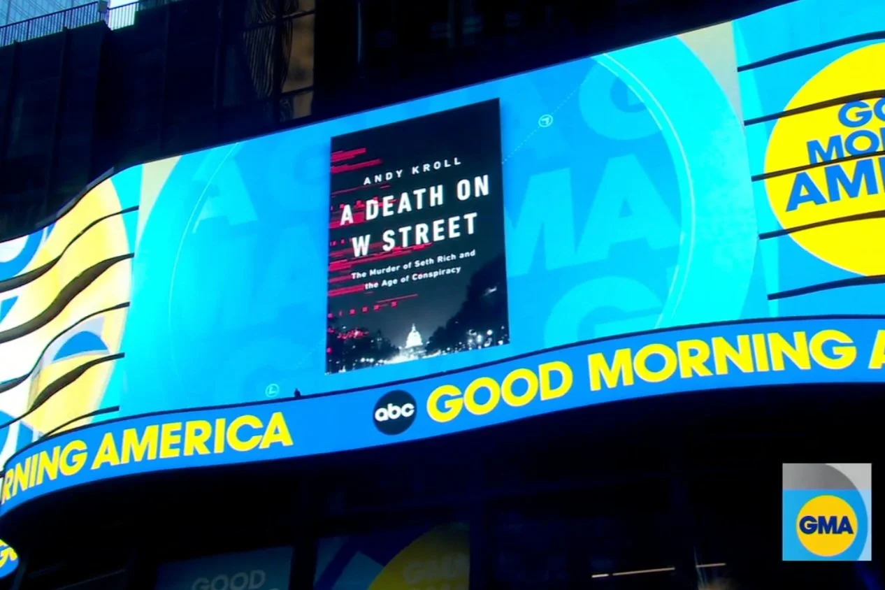 Andy previews A DEATH ON W STREET live on Good Morning America
