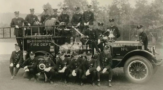 1923 Waterous Complete with 4' suction, a 300 GPM positive pump and 2 wheel brakes, this engine was stationed at the Maxfield Firehouse. 2 similar engines where purchased by the South Boonton and Harmony companies and delivered the same day - August 16,1923. However, this particular model was considered a double-tank combination hose & chemical engine. Meaning it was the only Waterous Engine out of the 3 with 2 mounted, copper/nickel-plated tanks behind the driver seat. All 3 Waterous Engines where built on Wilcox Chassis, supplied by the Wilcox Trux Company in Minneapolis, Minnesota.