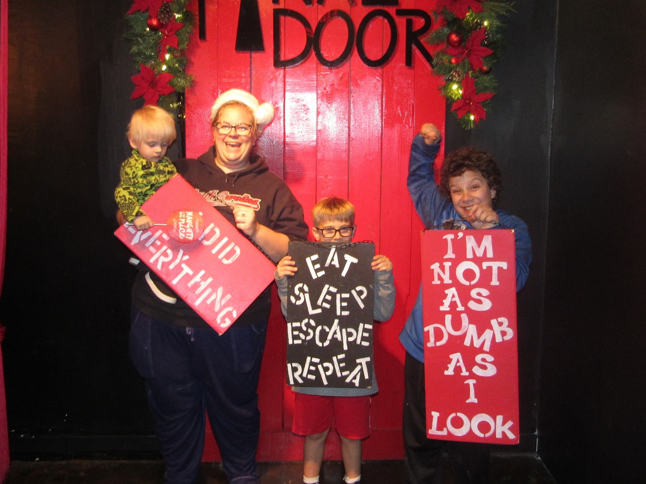 The first test group for Grinched. They escaped!