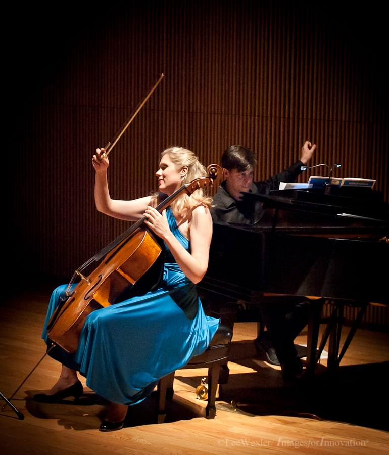 w/ pianist Stephen Gosling. Project Creo Benefit Concert 2011, Dimenna Center, NYC. Photography by Lee Wexler