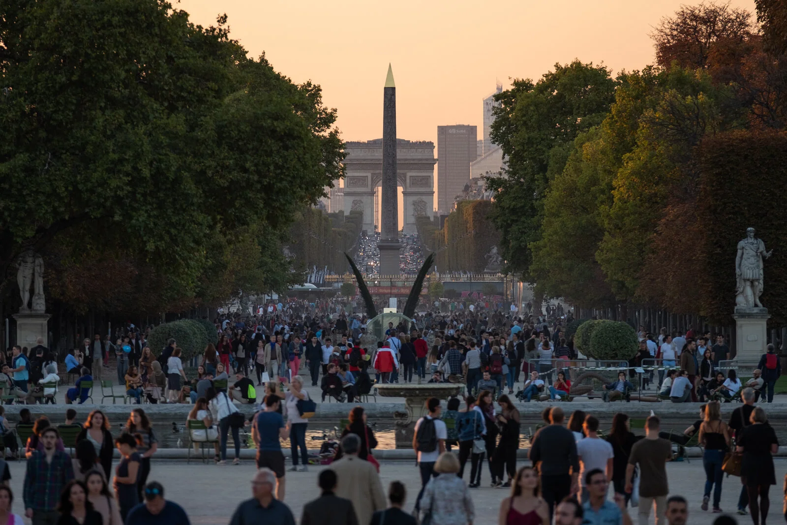  Portrait of Jardin de Tuileries, Paris, France. 