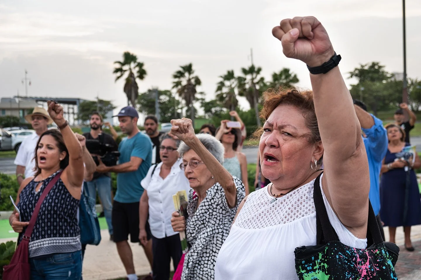  Demonstration on the one-year anniversary of Hurricane Maria. San Juan, Puerto Rico, Sept. 20th, 2018. 