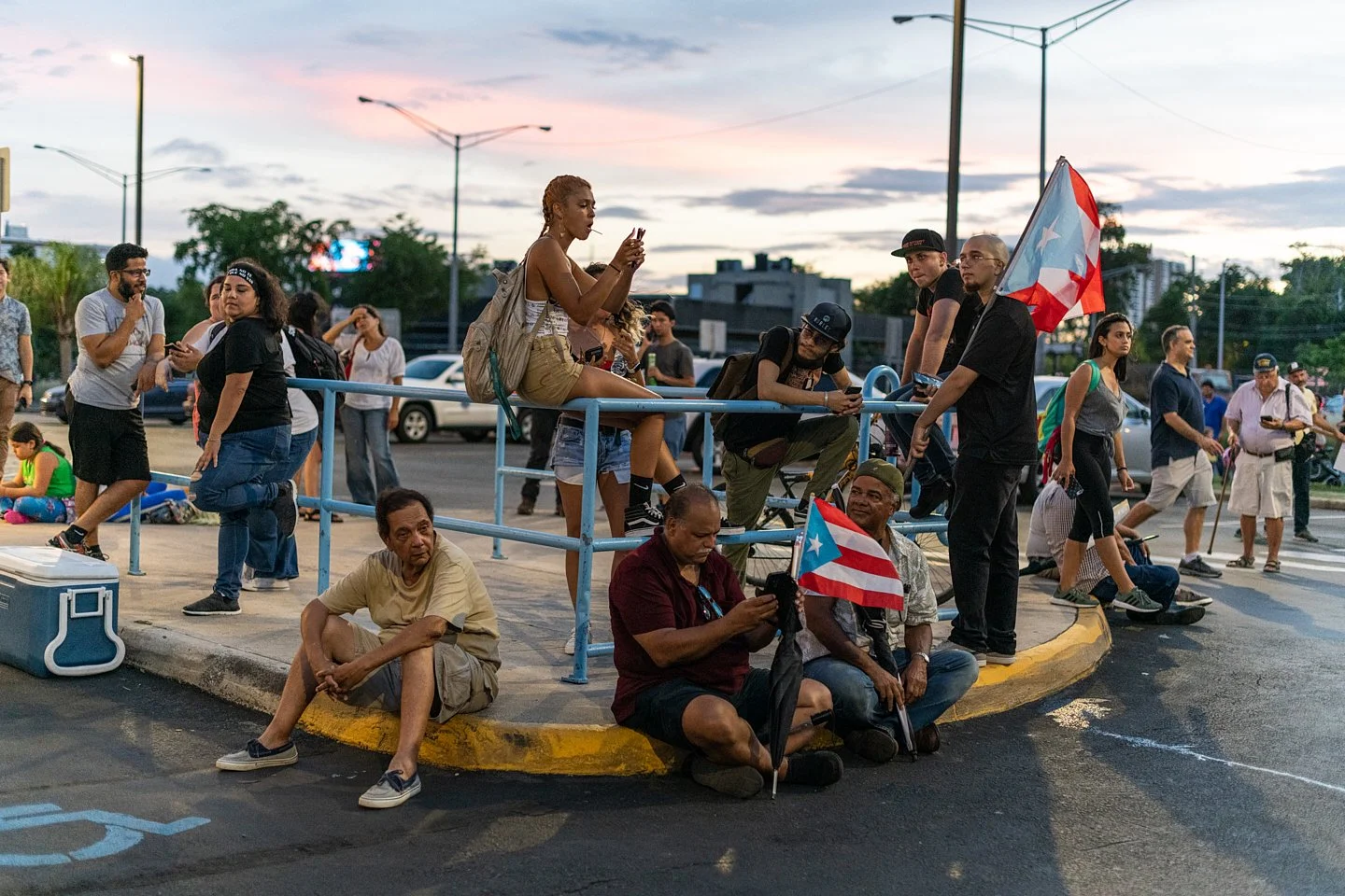  Demonstration against Secretary of Justice Wanda Vázquez, the next in line to become Governor of Puerto Rico once Governor Rossello's resignation comes into effect, San Juan, Puerto Rico, July 29th, 2019. After Vázquez suggested through twitter that