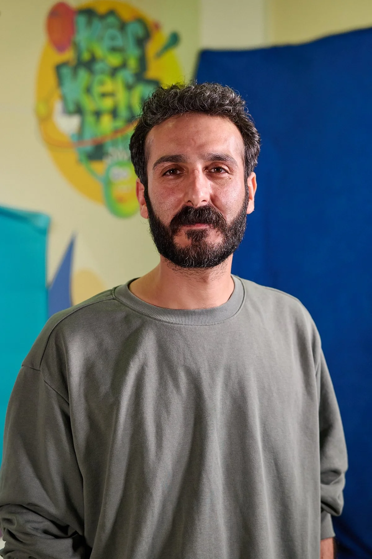  Emin Timur, producer at Zarok TV studio in Diyarbakir (Amed), Turkey. 