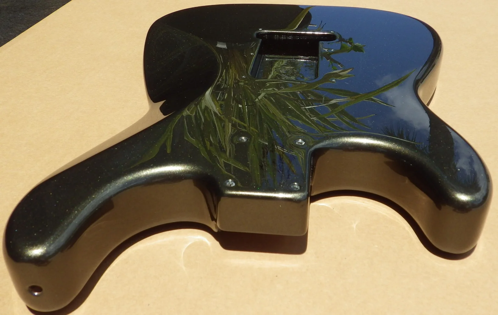 Mean Street Paint work black gold flake Matt pic 6.jpg