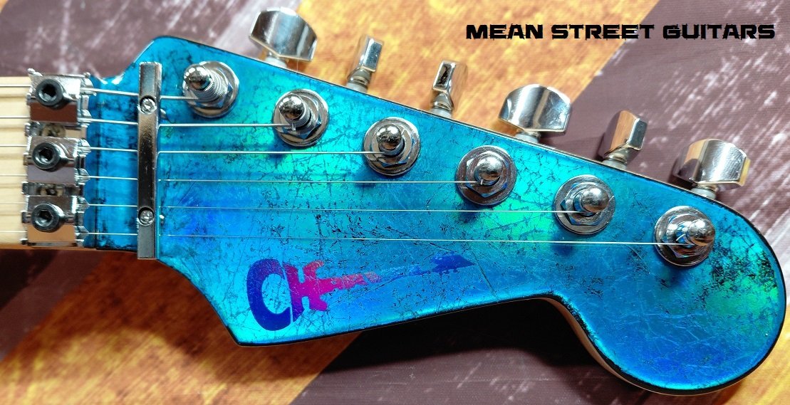 Mean Street Guitars Blue Holoflash HoloBengal Charvel John S pic 18.jpg