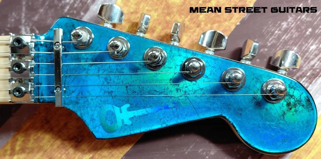 Mean Street Guitars Blue Holoflash HoloBengal Charvel John S pic 17.jpg
