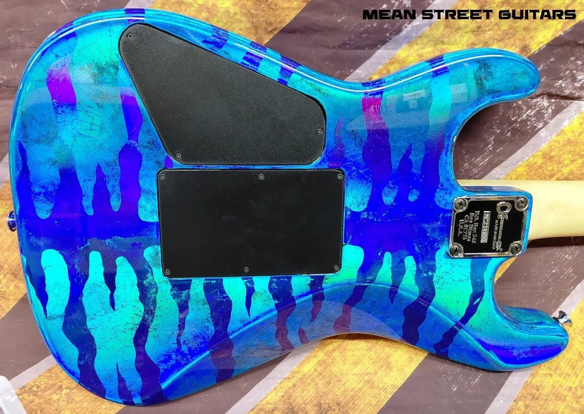 Mean Street Guitars Blue Holoflash HoloBengal Charvel John S pic 13.jpg