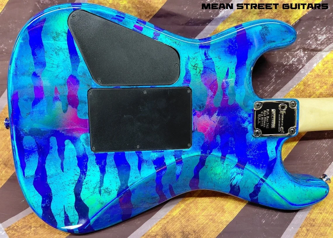 Mean Street Guitars Blue Holoflash HoloBengal Charvel John S pic 12.jpg